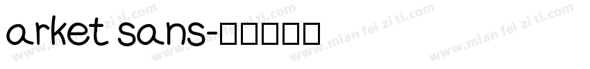 arket sans字体转换